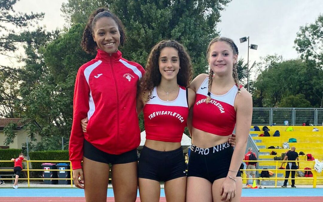 TREVISATLETICA, TRIS ROSA AI CAMPIONATI ITALIANI CADETTI DI PARMA